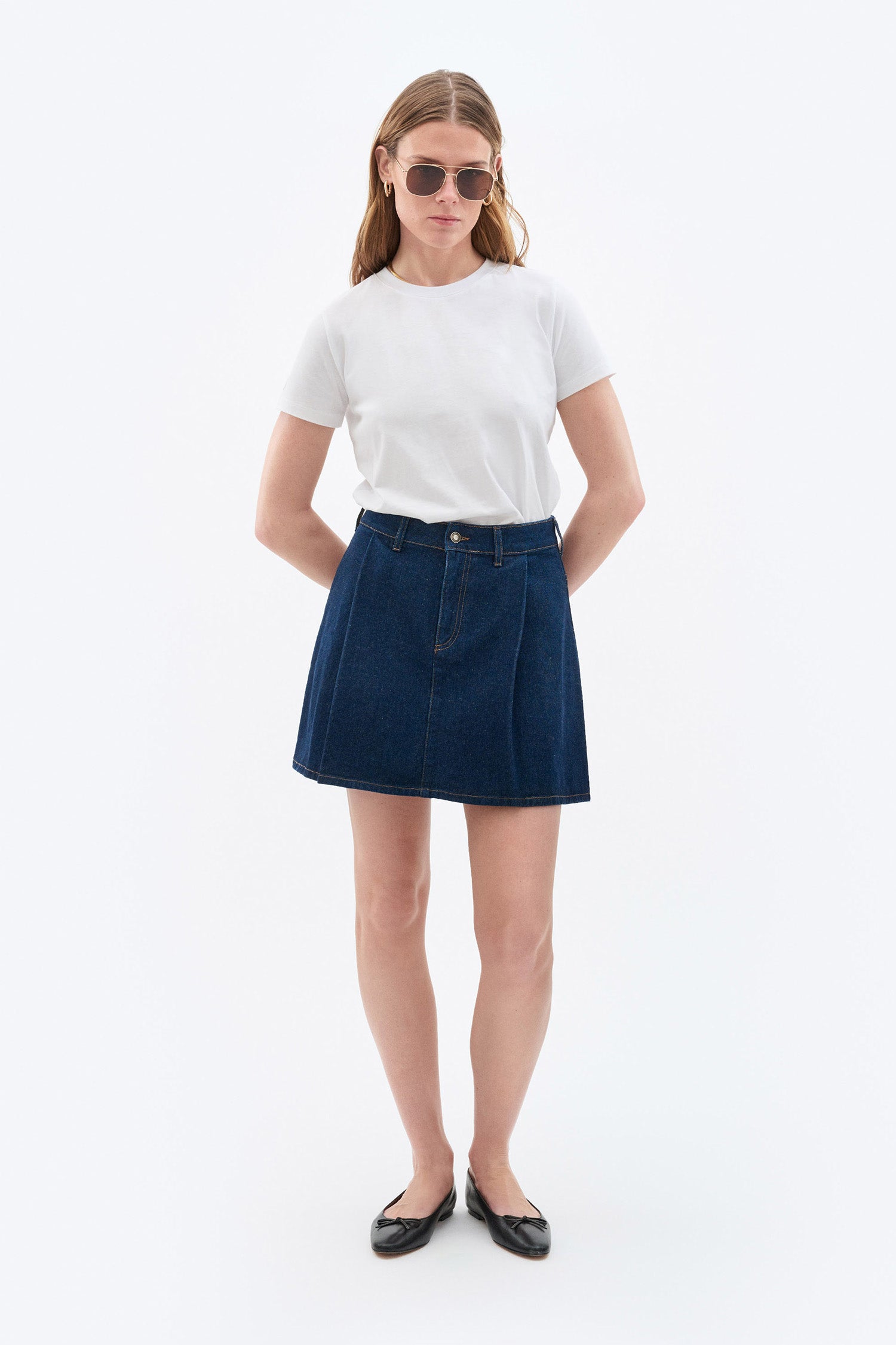 Denim skirt indigo hotsell