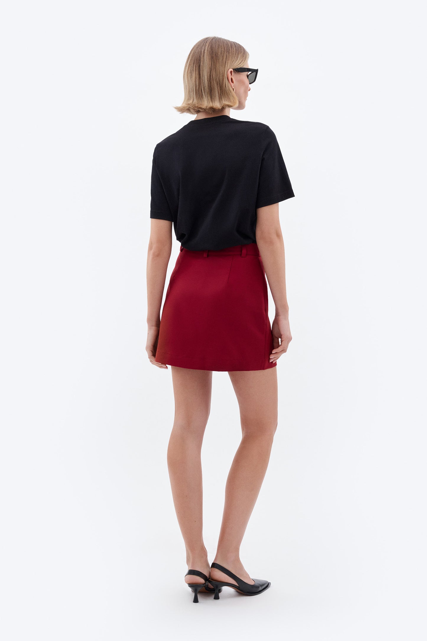 Wool Mini Skirt